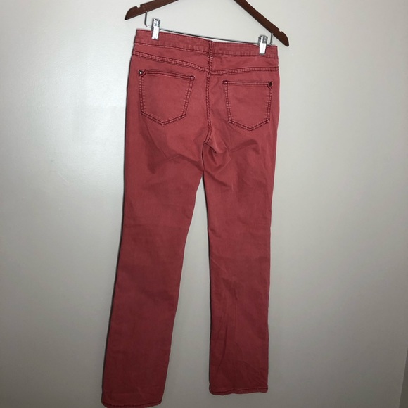Anthropologie Pilcro and the Letterpress womens cargo jeans Pink size 27 - Picture 7 of 7